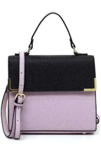 Vegan Leather Satchel - Top Handle Crossbody Bag | Femstylo