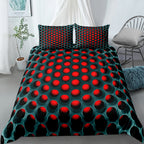 Home textile three-piece honeycomb duvet cover Pi-Mart