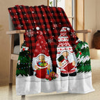 1pc Christmas Throw Blanket, Christmas Party Decorations Blanket, New Year Gift Bed Blanket, Christmas Gift For Couch Bed Sofa Office Camping