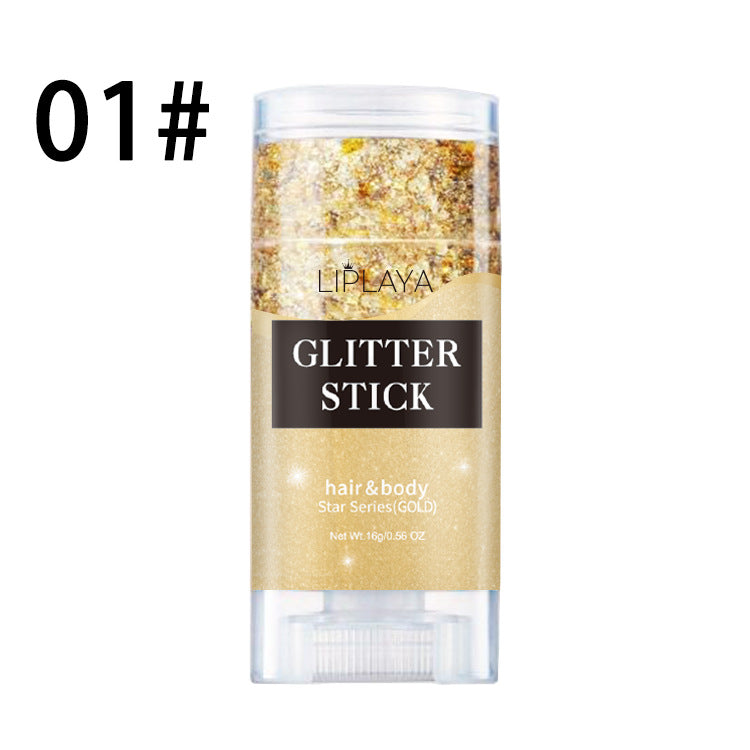Sequins Stick Three-color Magic Eye Shadow Convenient Pi-Mart