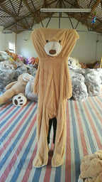 Giant Teddy Bear Plush Toy Huge  Soft Toys  Leather Shell Pi-Mart