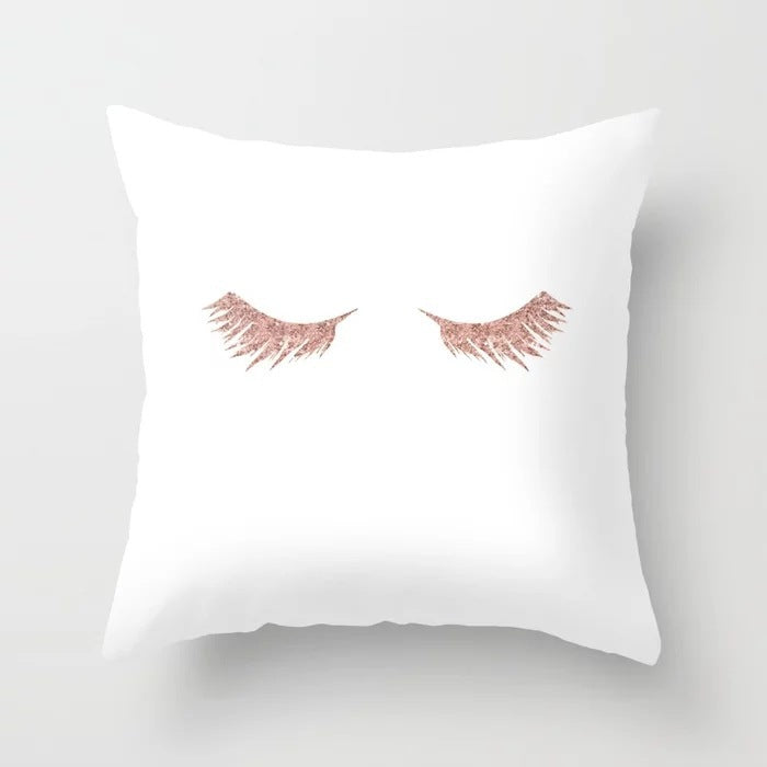 Pink sofa cushion cushion pillowcase Pi-Mart