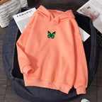 Butterfly print hoodie Pi-Mart