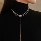 Women's Multi-layer Mix And Match Stitching Pearl Necklace Pi-Mart