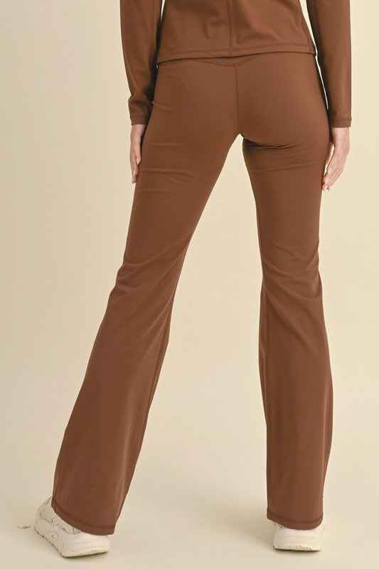 Women's Butterysoft Yoga Flare High Waisted Pants THRIXINE