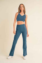 Women's Butterysoft Yoga Flare High Waisted Pants THRIXINE