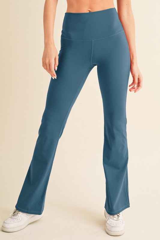 Women's Butterysoft Yoga Flare High Waisted Pants THRIXINE