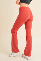 Women's Butterysoft Yoga Flare High Waisted Pants THRIXINE