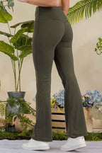 Women's Butterysoft Yoga Flare High Waisted Pants THRIXINE