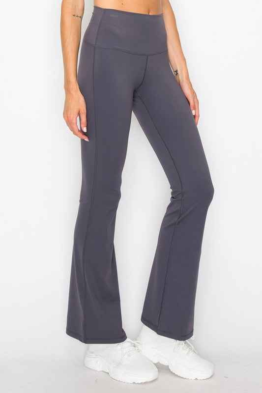 Women's Butterysoft Yoga Flare High Waisted Pants THRIXINE