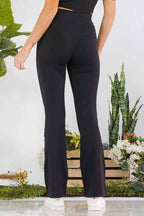 Women's Butterysoft Yoga Flare High Waisted Pants THRIXINE