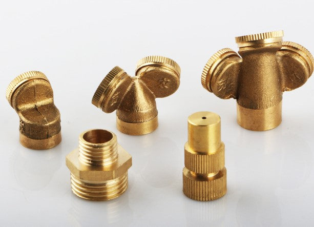 Mist Nozzles Water Spray Nozzle Garden Sprinkler Adjustable Spray Nozzle Brass Irrigation Fitting