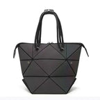 High Quality Geometric Rhombus PU Female Handbag
