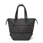 High Quality Geometric Rhombus PU Female Handbag