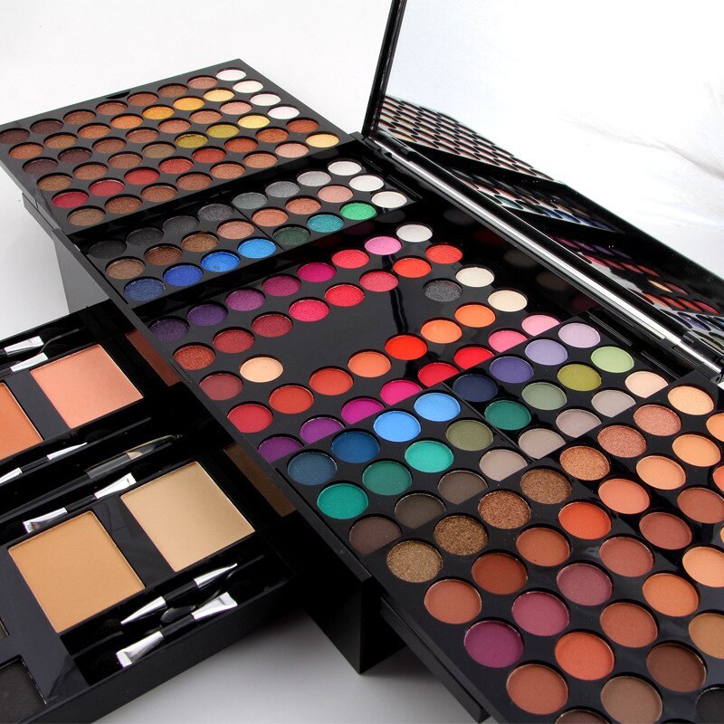 180 Colors Eyes Shadow Blush Set Personalized Piano-shaped Makeup Palette Box Pi-Mart