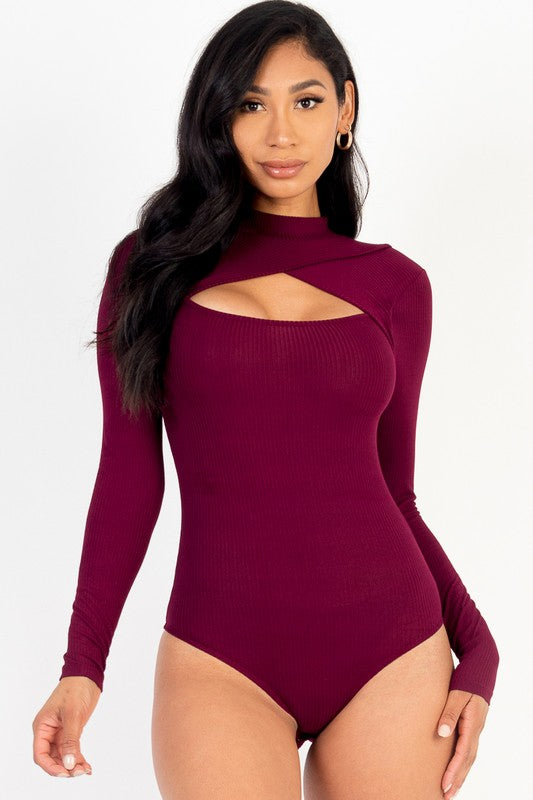 EdgeFlex Cutout Knit: Day-to-Night Bodysuit THRIXINE