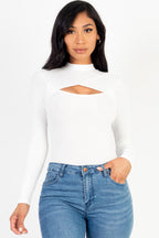 EdgeFlex Cutout Knit: Day-to-Night Bodysuit THRIXINE