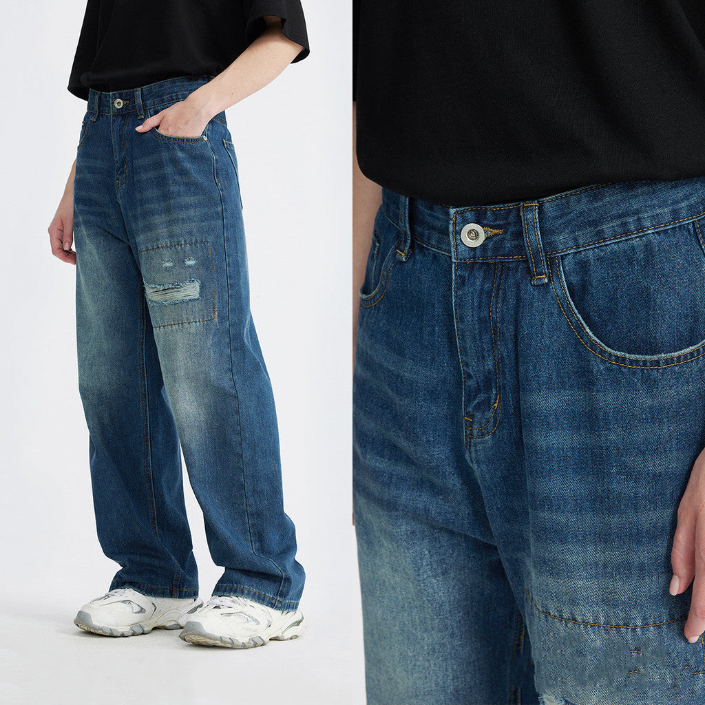 Fashion Loose Cool Vintage Jeans For Men Lootquake LLC