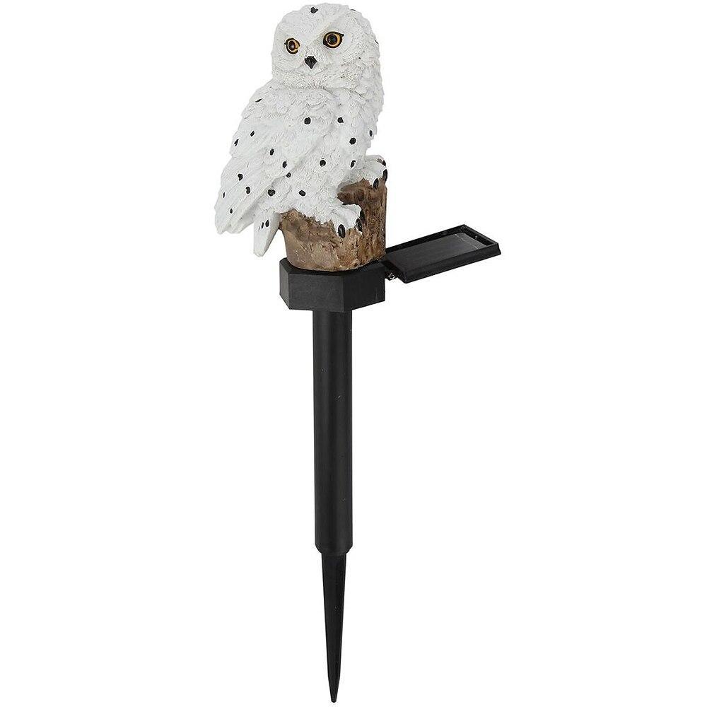 Solar LED Waterproof Premium Garden And Yard Lamp In Shape Of Owl With Stand And Solar Base Pathway Luxury Decoration - SJB-DIAMOND ELITES