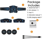 Abdominal muscle training with EMS fitness equipment Pi-Mart