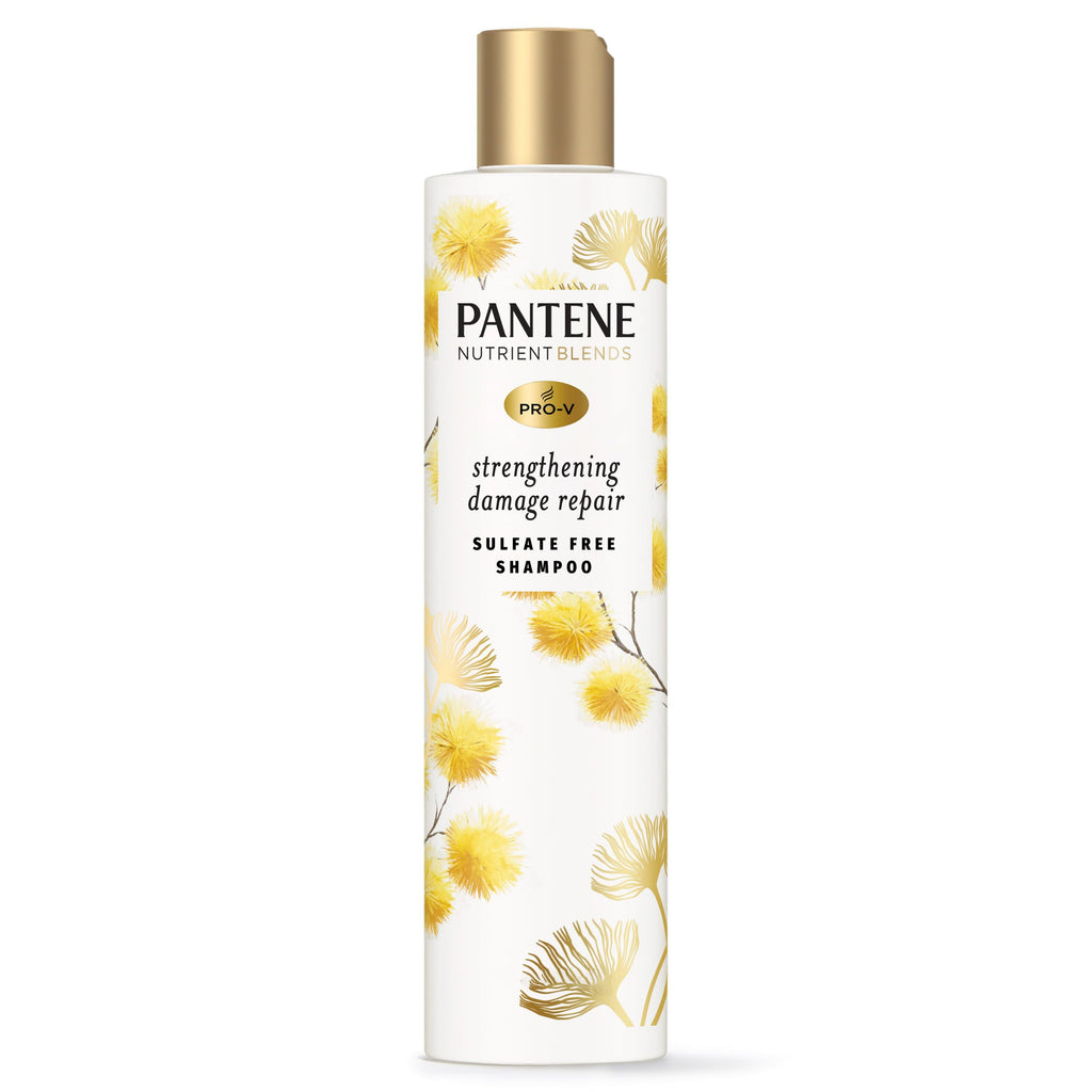 Pantene Sulfate Free Shampoo; Damage Repair Shampoo with Castor Oil; 9.6 oz EasyOptionXY LLC