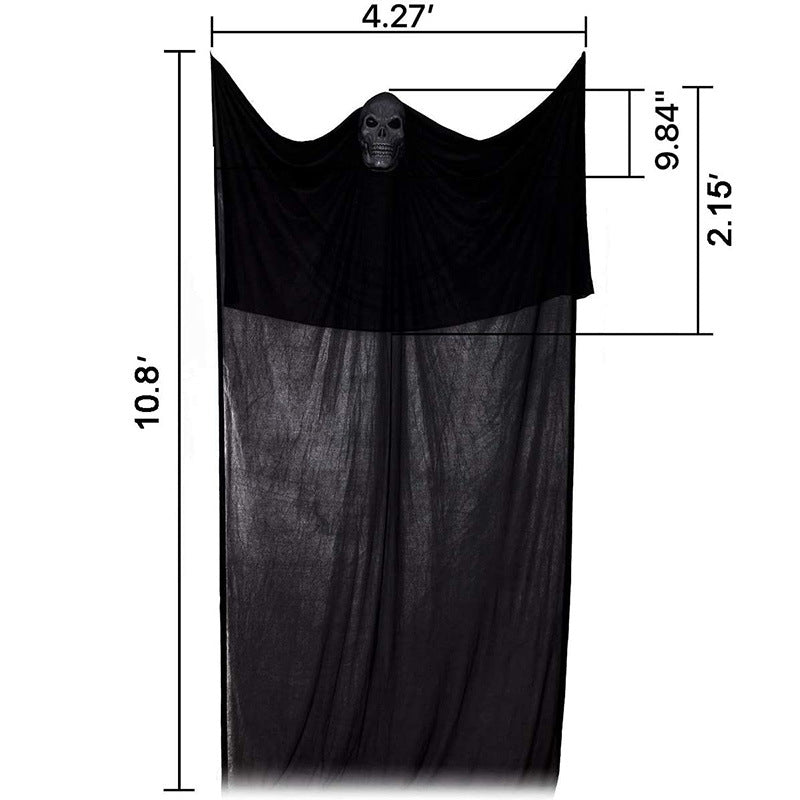 Halloween decoration, voice-activated glow, sound, horror, ghost mask, big hanging ghost, hanging ghost - SJB-DIAMOND ELITES