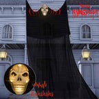 Halloween decoration, voice-activated glow, sound, horror, ghost mask, big hanging ghost, hanging ghost - SJB-DIAMOND ELITES