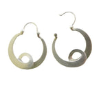 Simple Geometric Gypsy Curved Metal Ear Ring Pi-Mart