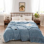 Autumn And Winter Milk Velvet Thickened Yarn-dyed Blankets Multifunctional Nap Pi-Mart