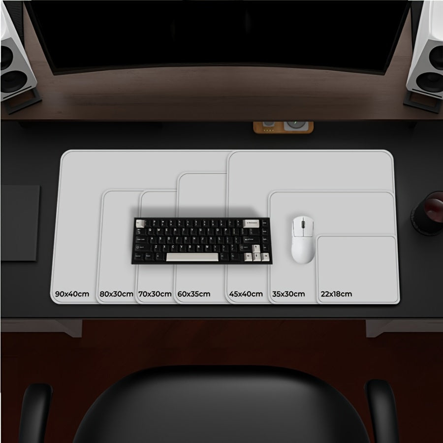Extra-Large Black Waves Gaming Mouse Pad - Non-Slip Rubber Base, Extended Desk Mat for Gamers Lootquake LLC