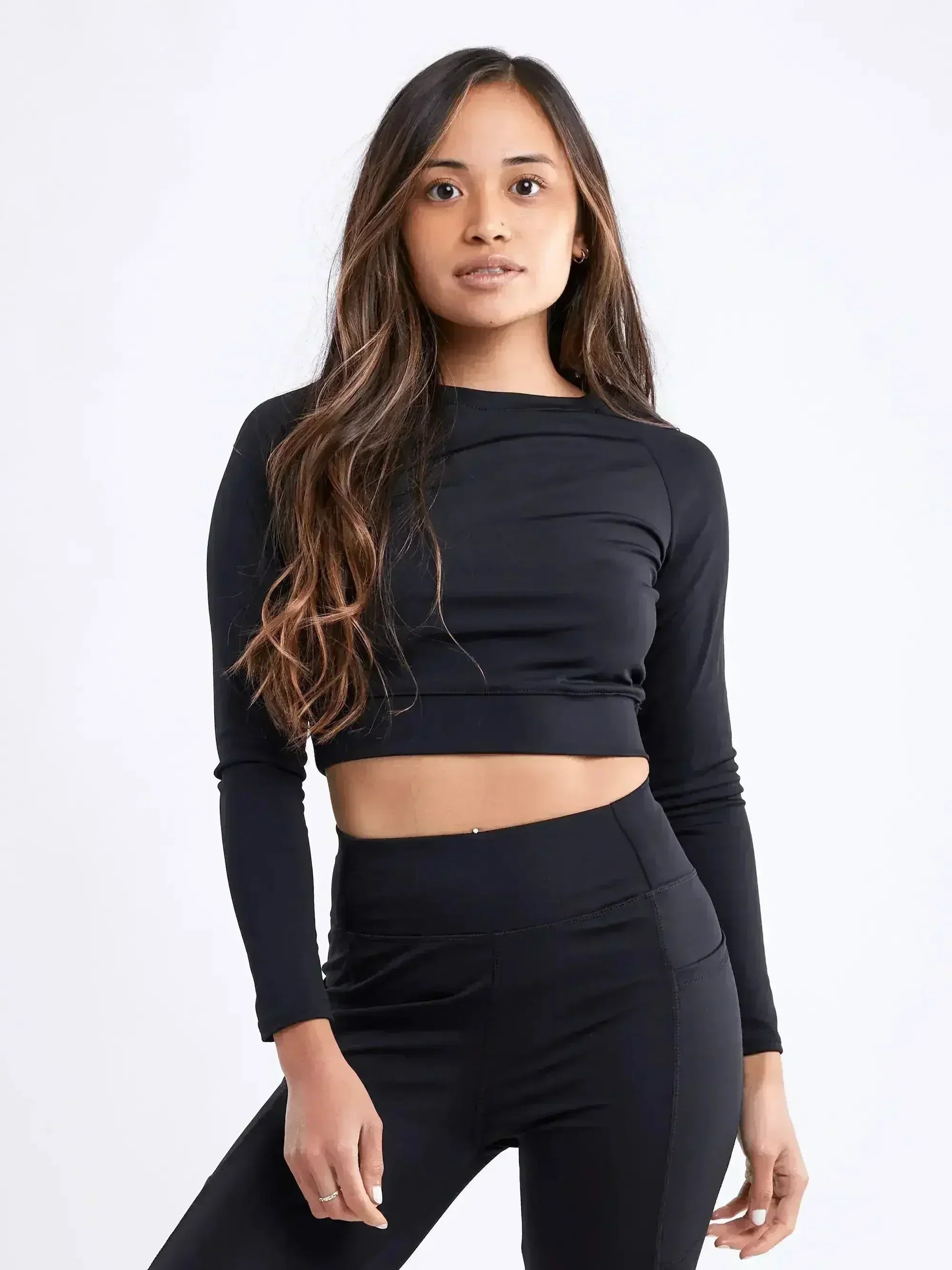 Long-Sleeve Crop Top - SJB-DIAMOND ELITES