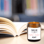 Lavender Scented Candle 5.3oz - Perfect Appreciation Gift for Nurses, Nursing Students, and Paramedics on Nurses' Day, Birthday, Graduation, or Thanksgiving - Unique and Meaningful Present, Women Men, Labor And Delivery, Nurs Lootquake LLC