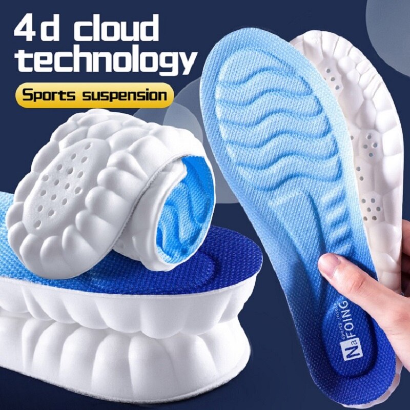 4D Latex Sport Support Running Insoles Pi-Mart