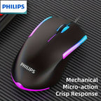 Wired Gaming Mouse with LED Backlight, 1200 DPI Optical Sensor, Ergonomic Design, ESports Games Theme, Right-Hand Orientation, Non-Slip Silicone Rollers, Battery-Free Operation for Windows/PC/Mac/Laptop