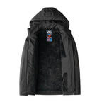 Athleisure Stand-up Collar And Hooded Padded Cotton Jacket