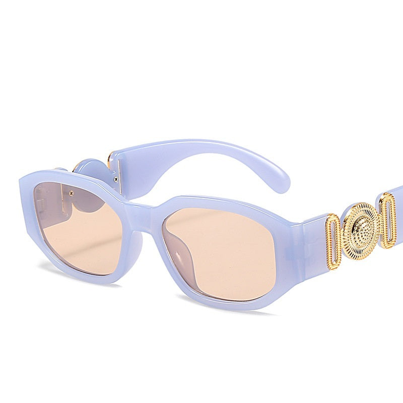 Retro Cutting Lens Gradient Square Sun Glasses UV400 - SJB-DIAMOND ELITES
