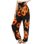 Women's Striped Digital Floral Print Casual Jumpsuit Lootquake LLC