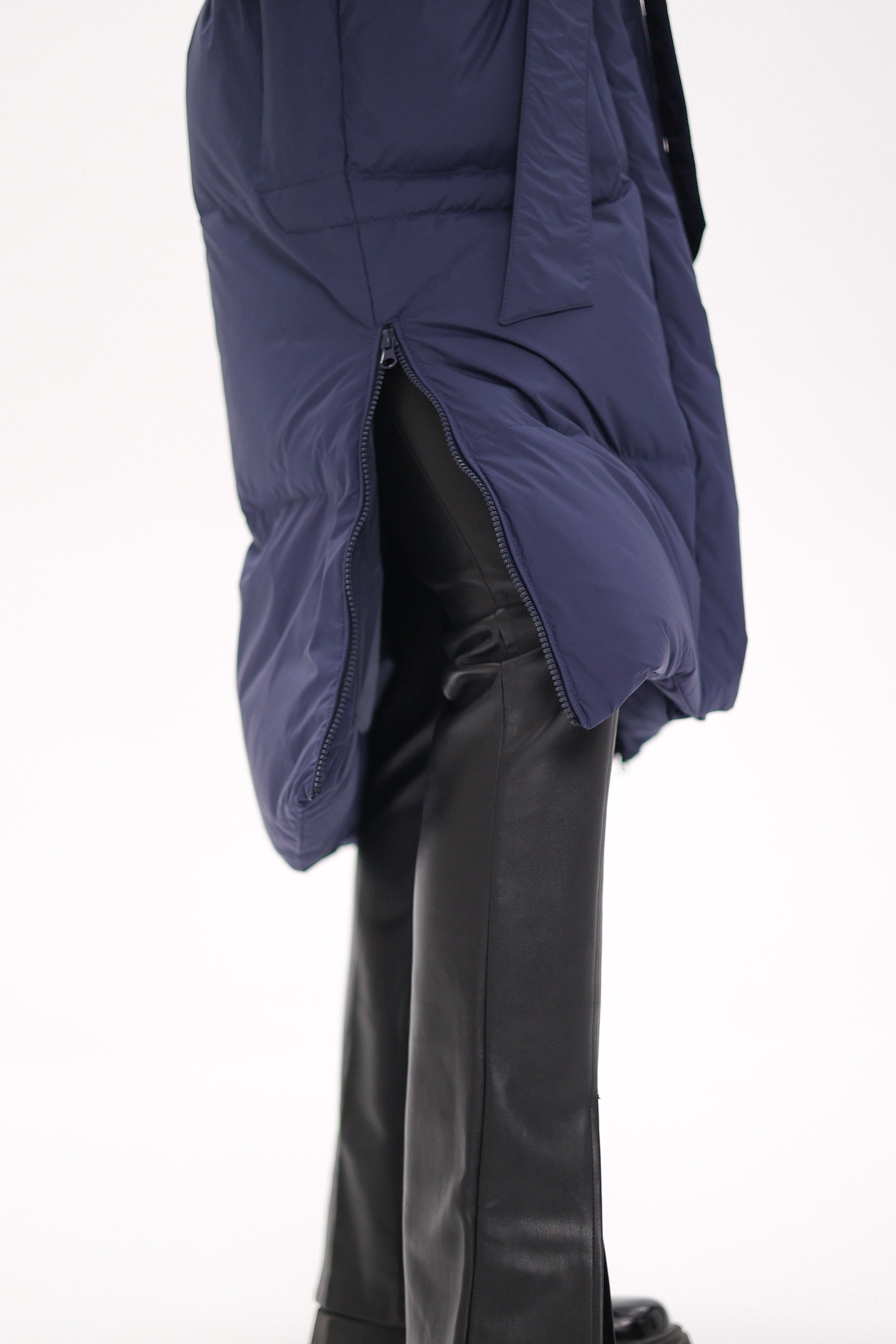 Genuine Silver Fox Down Fill Coat - SJB-DIAMOND ELITES