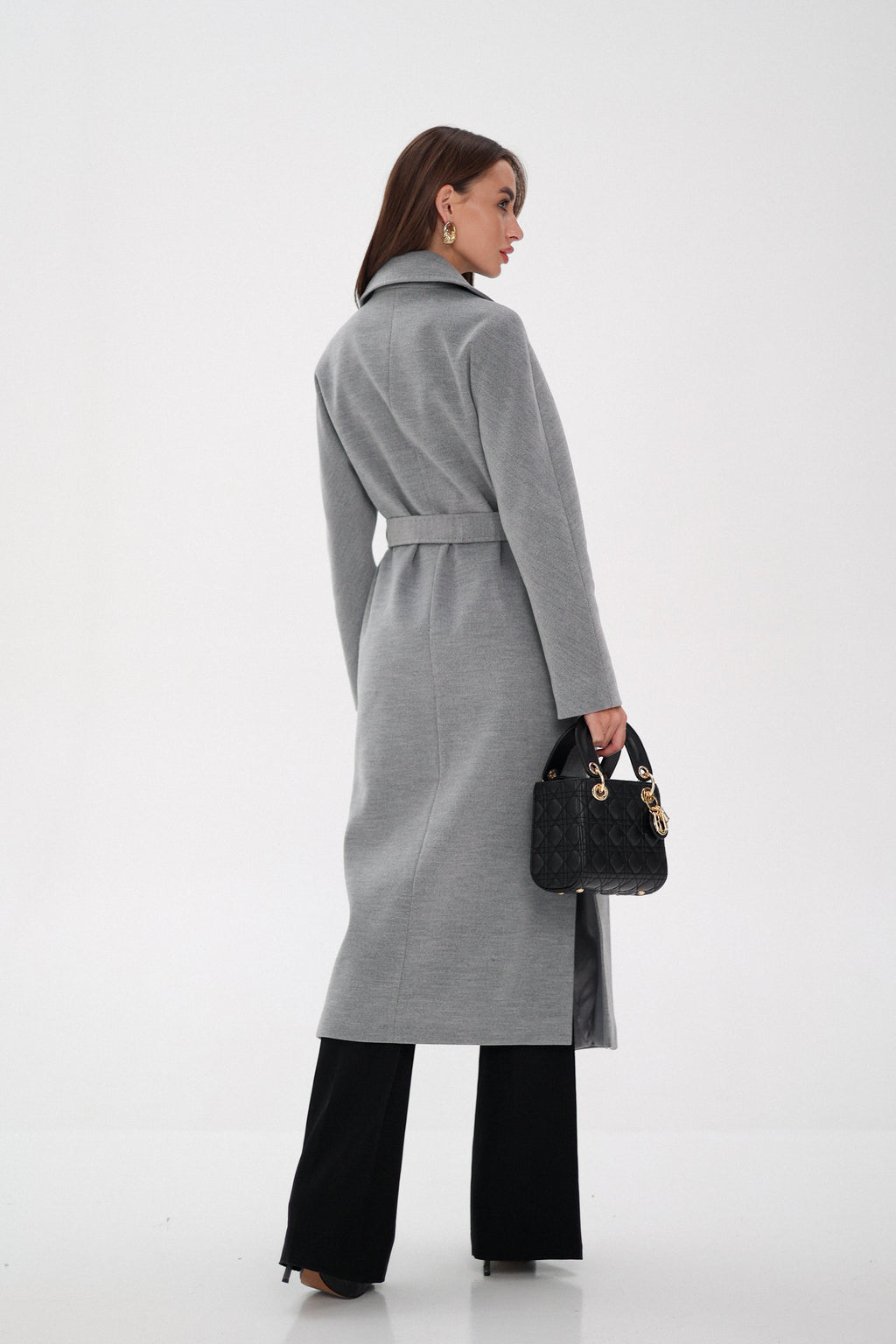 Pre-Order. Re-Stock Ships February 2026. Cambridge Comfort Wraparound Wool Cashmere Coat - SJB-DIAMOND ELITES