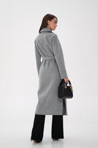Pre-Order. Re-Stock Ships February 2026. Cambridge Comfort Wraparound Wool Cashmere Coat - SJB-DIAMOND ELITES