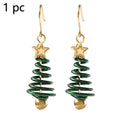 Christmas Earrings Tree Star DIY Earrings Lootquake LLC