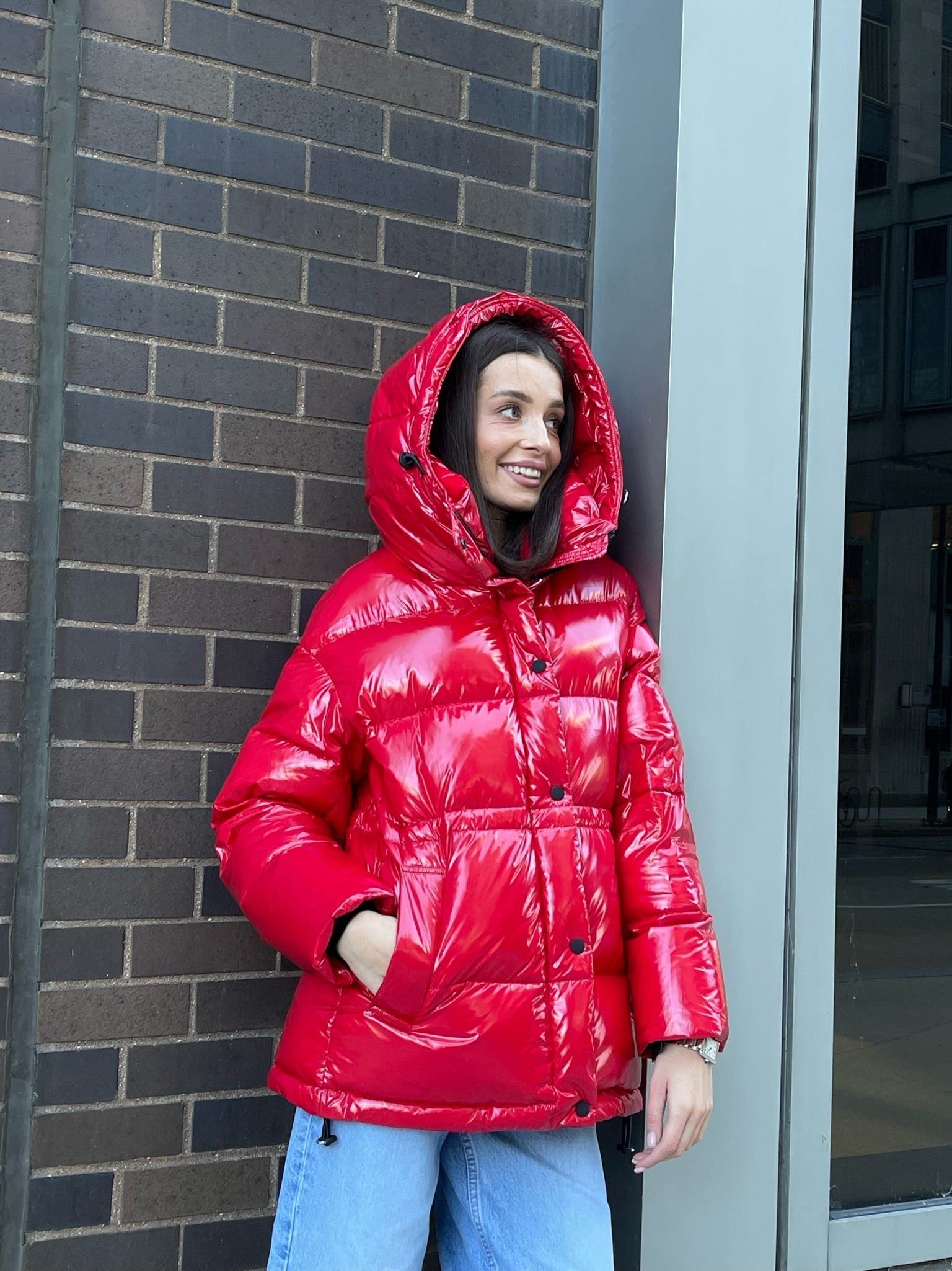 Gia Laqué Premium Down Hooded Jacket Alaska® Outerwear Company