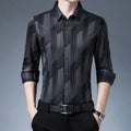 Men's Long Sleeve Thin Shirts for Middle Aged & Elderly Lootquake LLC