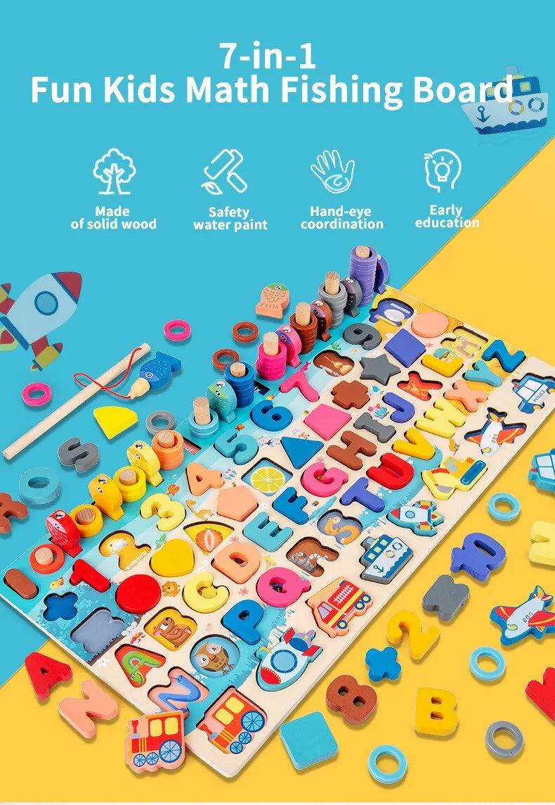 Baby Wooden Montessori Educational Toy Pi-Mart