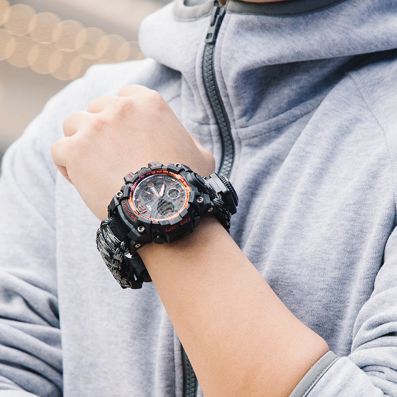 Survival Men Sports Watch With Outdoor Compass In Top Luxury Brand G Style Military Digital Watches Waterproof 50M relogio masculino - SJB-DIAMOND ELITES