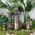 20.5''&14"&10" H Set of 3 Outdoor Candle Lanterns Lootquake LLC