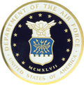 AIR FORCE Color Medallion, Air Force Medallion The Military Gift Store