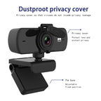 Webcam Real 1080P 200W Pixels Full Hd 110° Wide Angle Camera with Microphone Tripod for Video Widescreen Pro Streaming Webcam for Recording Calling Conferencing And Gaming Stevvex