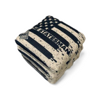 The Statesmen Pro Cornhole Bags (6/9).  Flat fill, smaller profile. blastcornhole