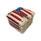 The Statesmen Pro Cornhole Bags (6/9).  Flat fill, smaller profile. blastcornhole